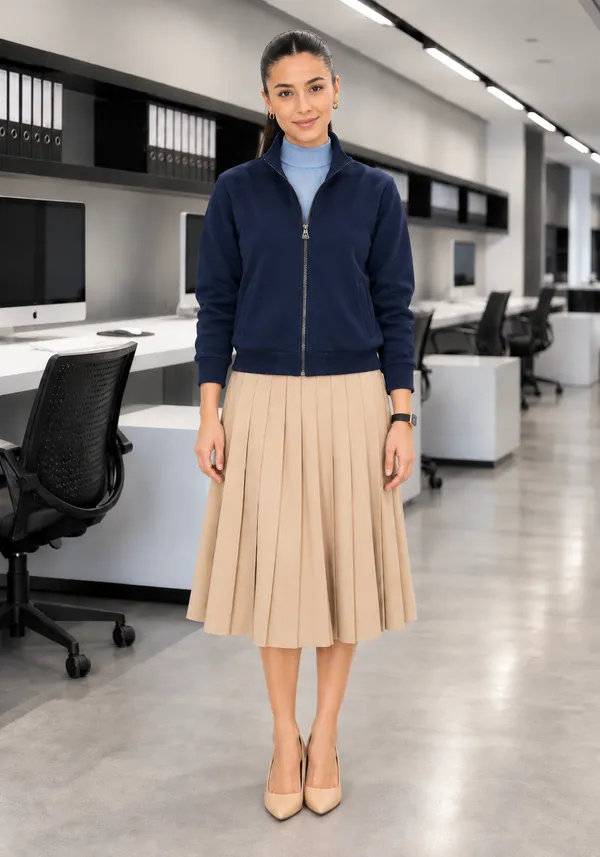 Hue_Nox_Women's_Navy_Solid_Regular_Fit_Zipper_Sweatshirt