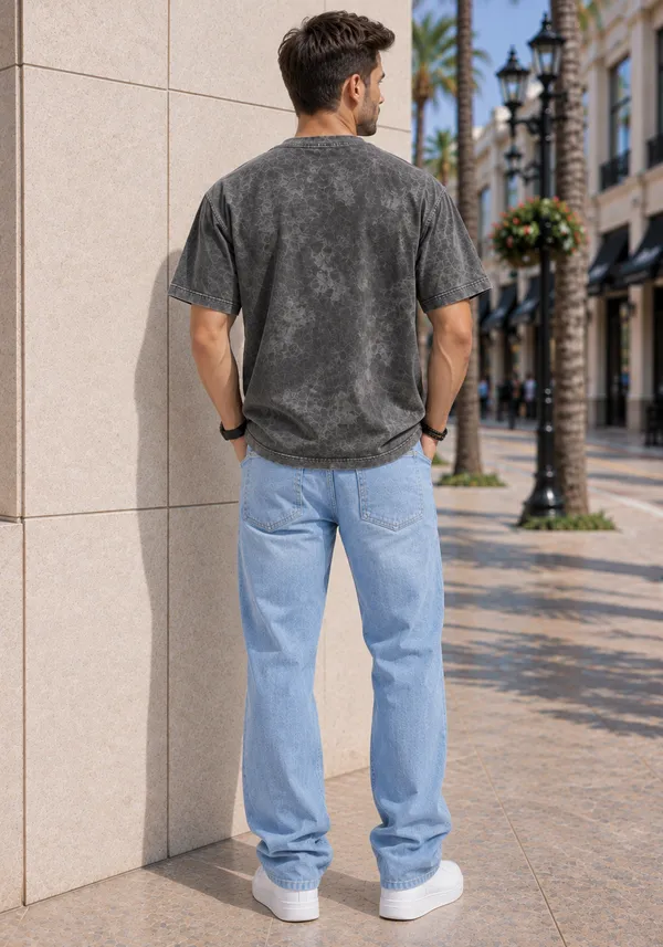 Hue_Nox_Men's_Charcoal_Grey_California_Graphic_Oversized_Acid_Washed_T-Shirt