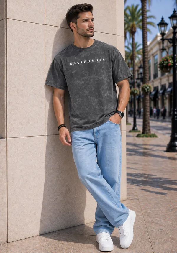 Hue_Nox_Men's_Charcoal_Grey_California_Graphic_Oversized_Acid_Washed_T-Shirt