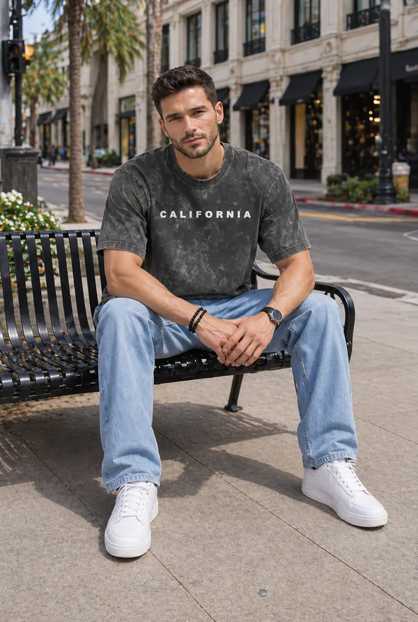 Hue_Nox_Men's_Charcoal_Grey_California_Graphic_Oversized_Acid_Washed_T-Shirt
