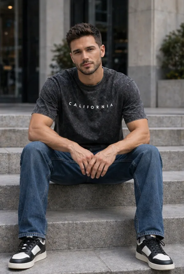 Hue_Nox_Men's_Black_California_Graphic_Oversized_Acid_Washed_T-Shirt