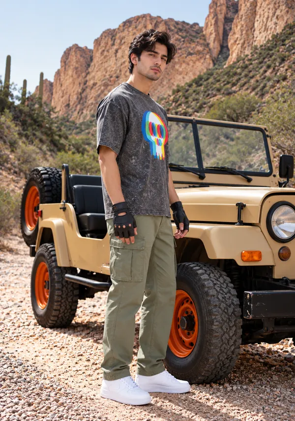 Hue_Nox_Men's_Charcoal_Grey_Skull_Glitch_Graphic_Oversized_Acid_Washed_T-Shirt