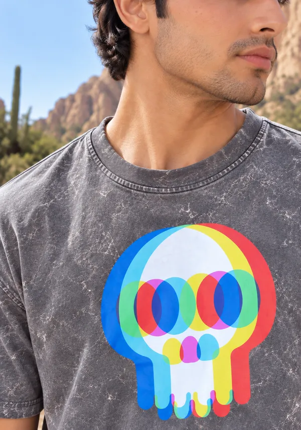 Hue_Nox_Men's_Charcoal_Grey_Skull_Glitch_Graphic_Oversized_Acid_Washed_T-Shirt