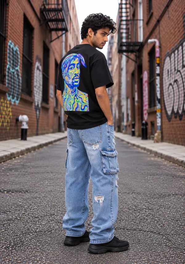 Hue_Nox_Men's_Black_Rapper_2_Graphic_Oversized_T-Shirt