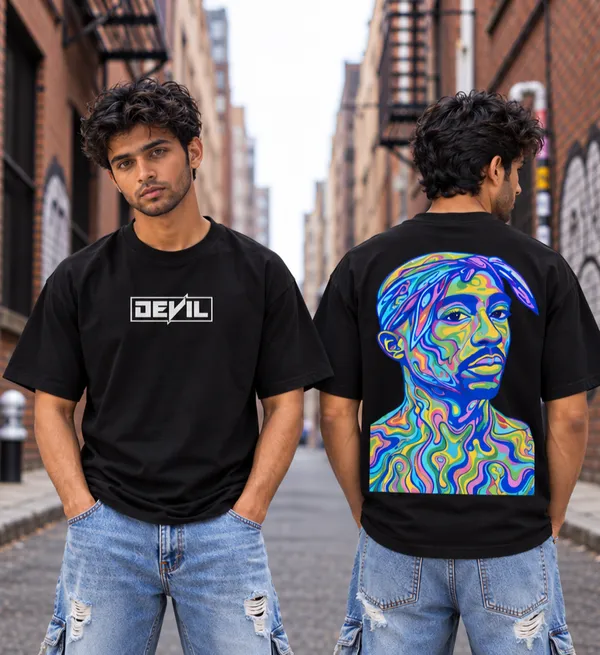 Hue_Nox_Men's_Black_Rapper_2_Graphic_Oversized_T-Shirt