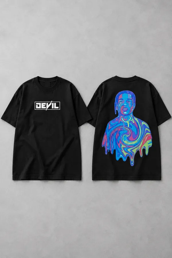 Hue_Nox_Men's_Black_Rapper_5_Graphic_Oversized_T-Shirt
