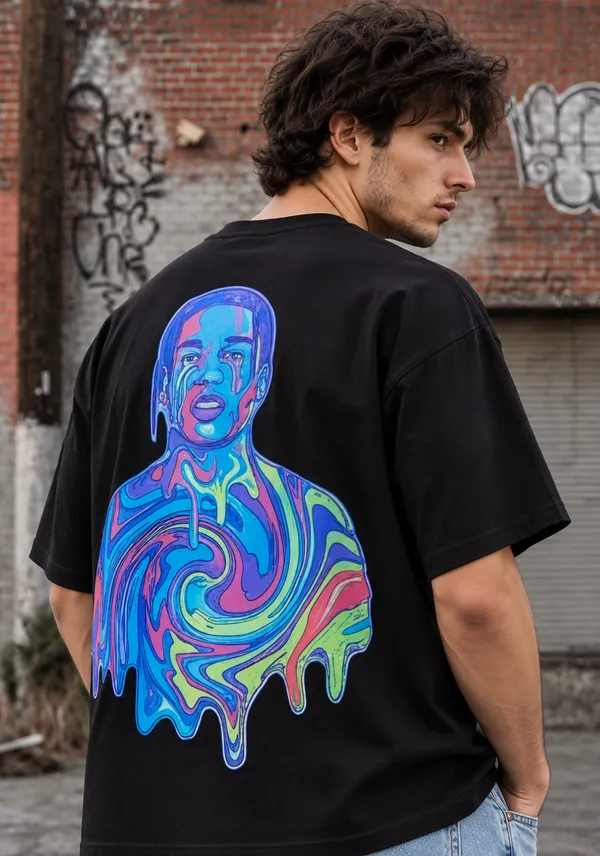 Hue_Nox_Men's_Black_Rapper_5_Graphic_Oversized_T-Shirt