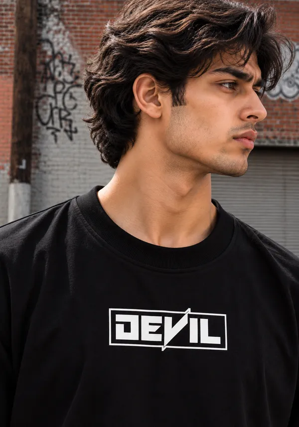 Hue_Nox_Men's_Black_Rapper_5_Graphic_Oversized_T-Shirt