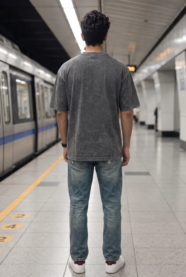Hue_Nox_Men's_Grey_Unstoppable_Graphic_Oversized_Acid_Washed_T-Shirt
