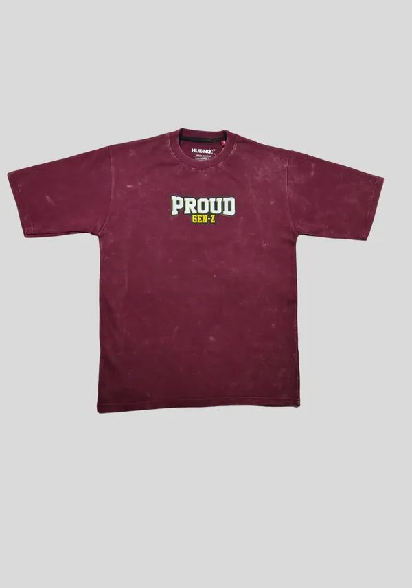 Hue_Nox_Men's_Maroon_Proud_GenZ_Graphic_Oversized_Acid_Washed_T-Shirt