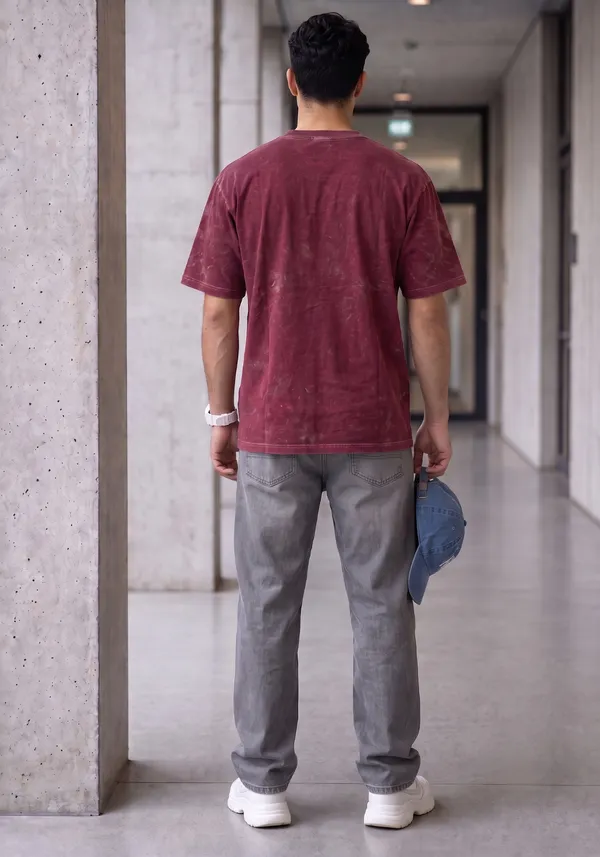 Hue_Nox_Men's_Maroon_Proud_GenZ_Graphic_Oversized_Acid_Washed_T-Shirt