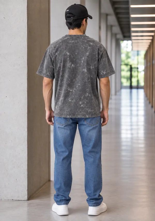 Hue_Nox_Men's_Charcoal_Grey_Proud_GenZ_Graphic_Oversized_Acid_Washed_T-Shirt