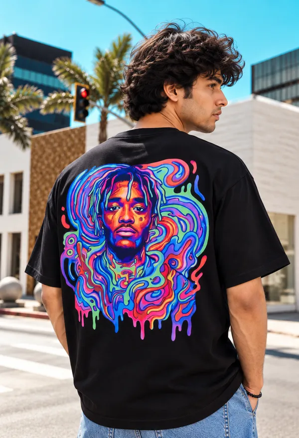 Hue_Nox_Men's_Black_Rapper_4_Graphic_Oversized_T-Shirt