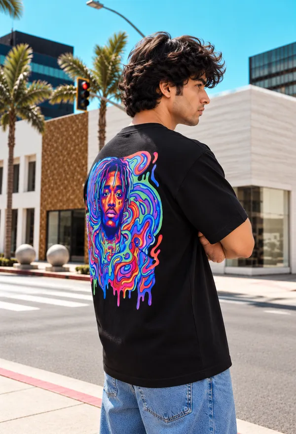 Hue_Nox_Men's_Black_Rapper_4_Graphic_Oversized_T-Shirt