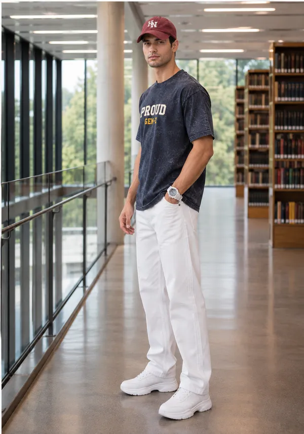 Hue_Nox_Men's_Charcoal_Navy_Proud_GenZ_Graphic_Oversized_Acid_Washed_T-Shirt
