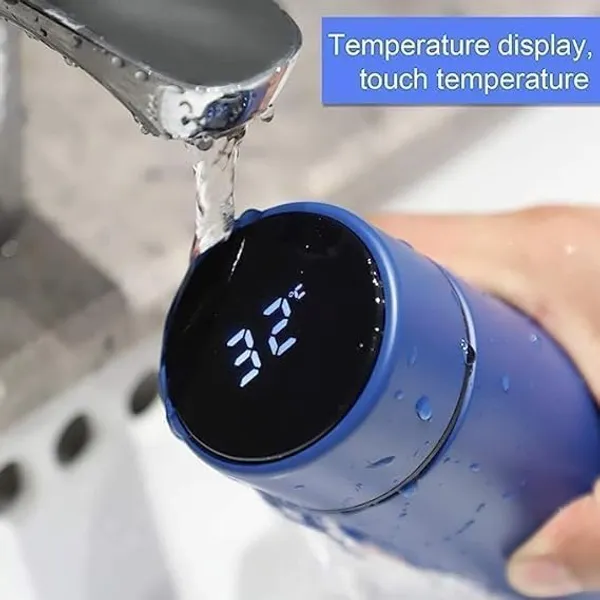 Blue_Smart_Digital_Temperature_Display_Water_Bottle