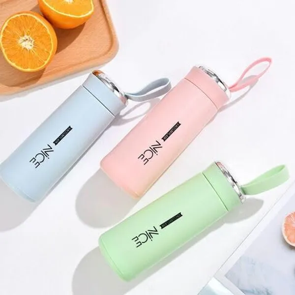 Pink_Glass_Water_Bottle_With_Carry_Strap