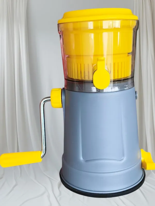 Yellow_Manual_Fruit_Juicer_With_Hand_Crank