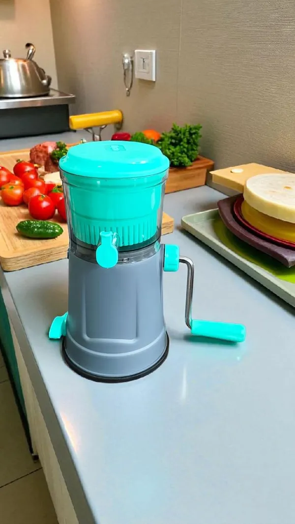 Green_Manual_Fruit_Juicer