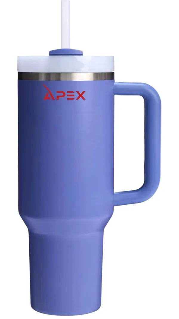 Purple_Insulated_Stainless_Steel_Travel_Mug_With_Handle_And_Straw