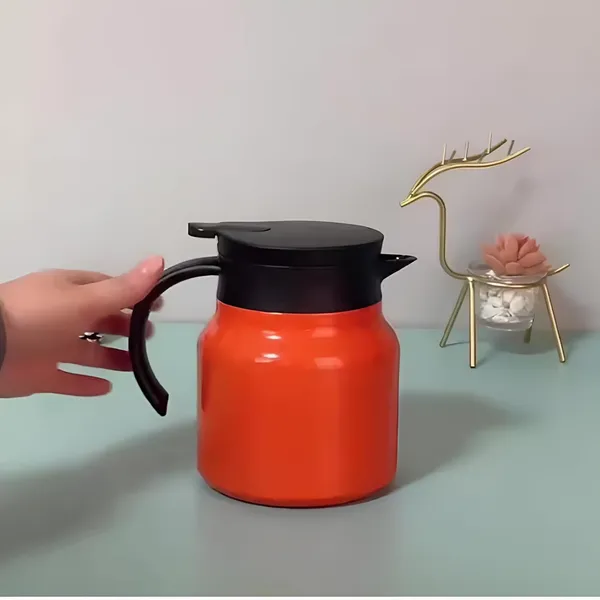 Orange_And_Black_Thermal_Kettle_With_Infuser
