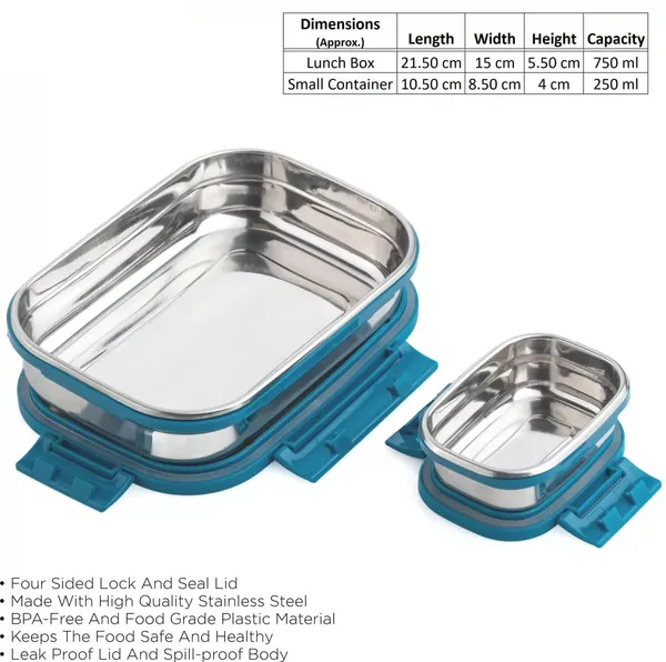 Blue_Stainless_Steel_Lunchbox_With_Container