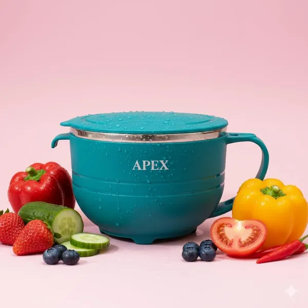 Green_Soup_Bowl_With_Lid_And_Spoon