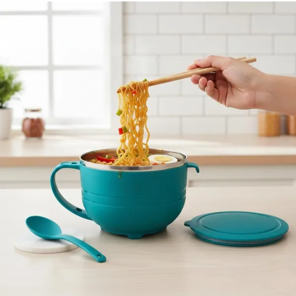 Green_Soup_Bowl_With_Lid_And_Spoon