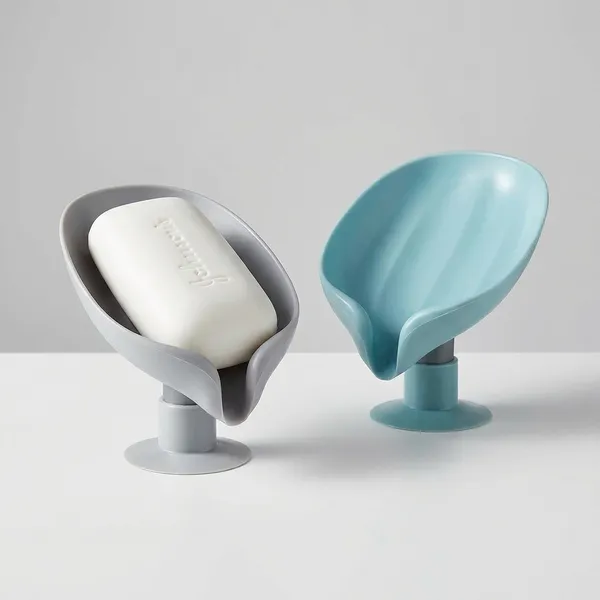 Mintgreen_And_Grey_Self_Draining_Soap_Dish_Holder_Pack_Of_2