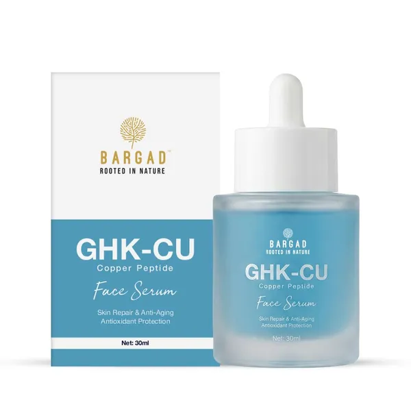 ghk cu peptide face serum Ghk-cu Peptide Face Serum- NEW Cobalt Blue Bottle 2 Oz main image 1