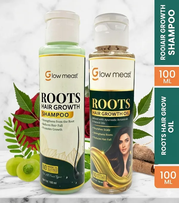 Glow_Meast_Roots_Hair_Growth_Oil_For_Hair_Fall_Reduction_And_Hair_Growth_Shampoo_Pack_Of_2