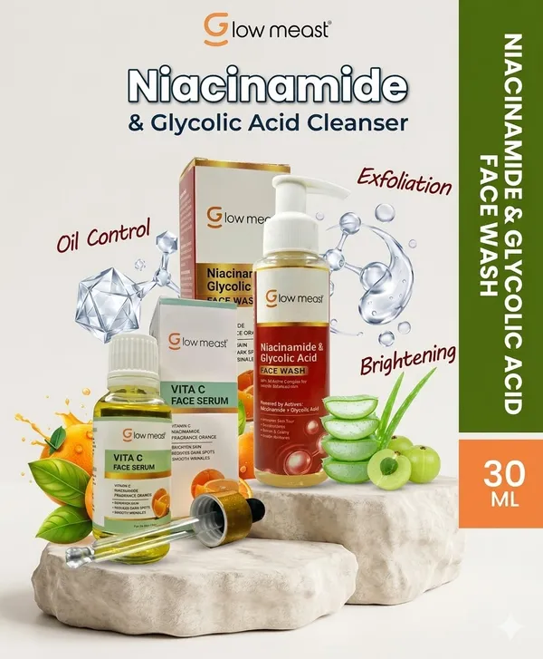 Glow_Meast_Vitamin_C_Face_Serum_And_Niacinamide_&_Glycolic_Acid_Face_Wash_Pack_Of_2