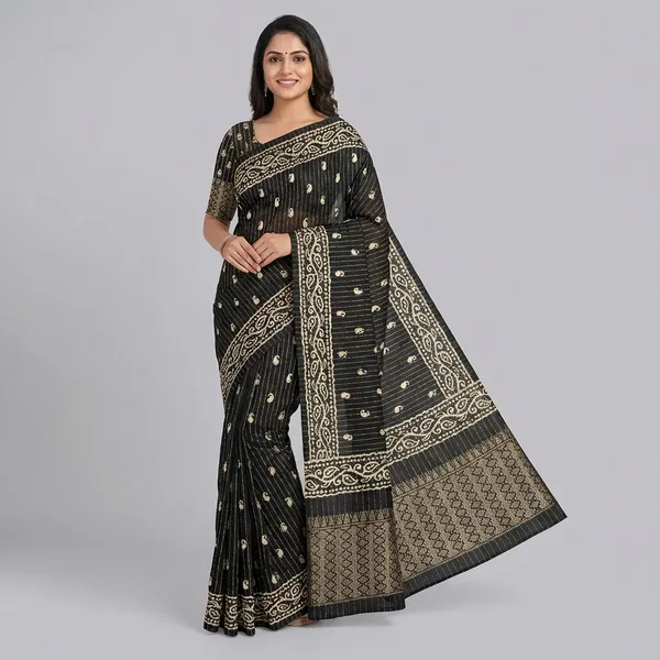 Black_Saree_With_Zari_Work_And_Sequin_Embellishments_For_Women