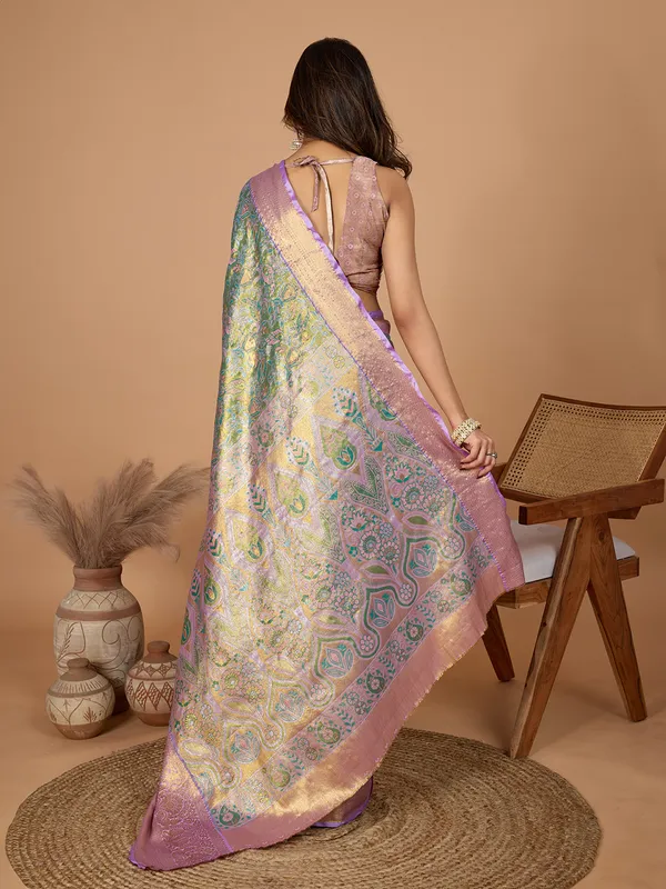 Skyblue_Aaradhya_Silk_Saree_With_Unstitched_Blouse_Piece