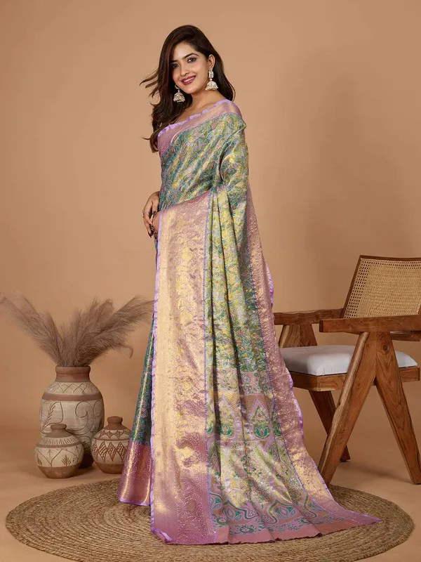 Skyblue_Aaradhya_Silk_Saree_With_Unstitched_Blouse_Piece