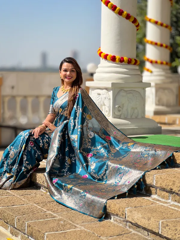 Morpeach_Banarasi_Banarasi_Silk_Saree_With_Unstitched_Blouse_Piece