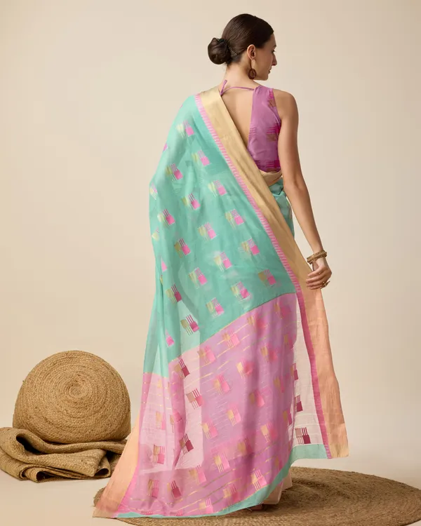 Sinbad_Cotton_Saree_With_Unstitched_Blouse_Piece