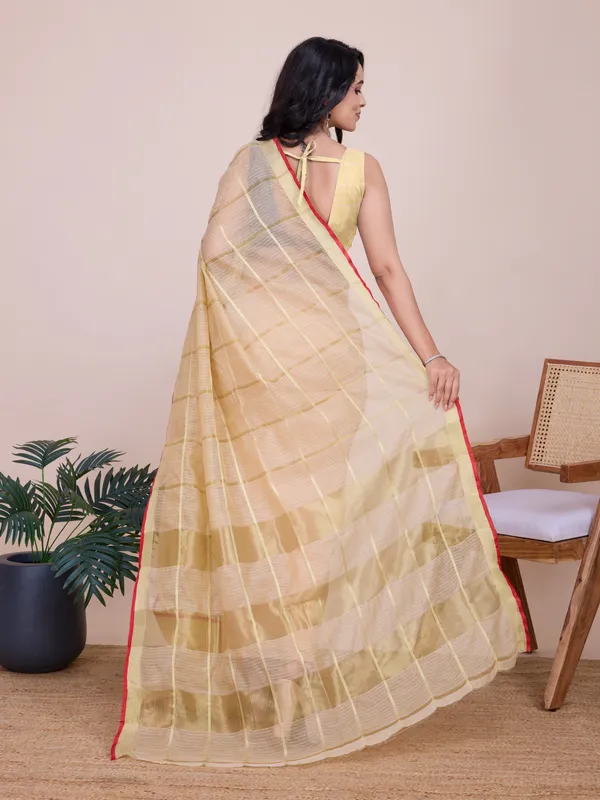 Cream_Anupama_Cotton_Saree_With_Unstitched_Blouse_Piece