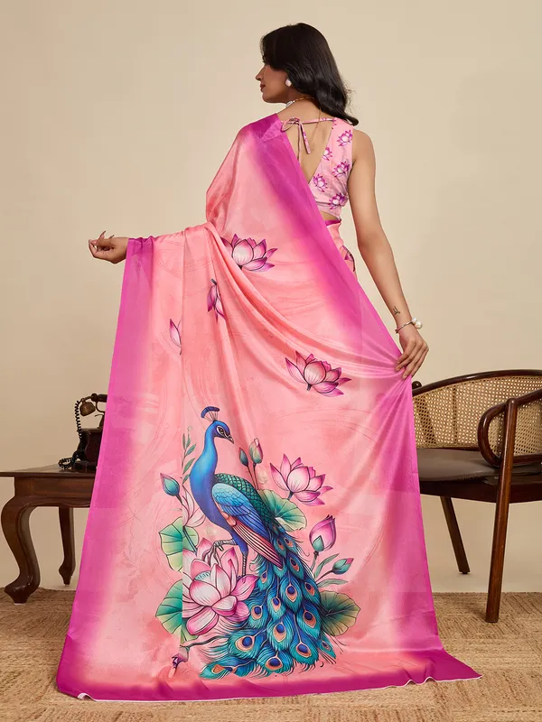 Pink_Heli_Saree_For_Silk_Saree_With_Unstitched_Blouse_Piece