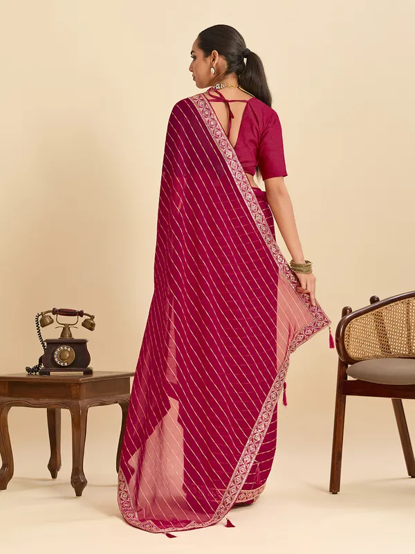 Red_Madhvi_Silk_Saree_With_Unstitched_Blouse_Piece