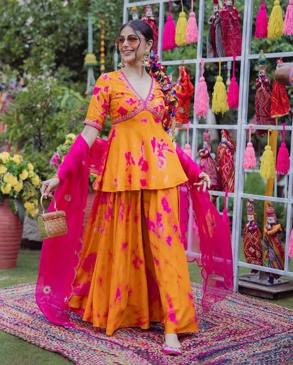Premium_Printed_French_Crepe_Top_Palazzo_Dupatta_Set_For_Women