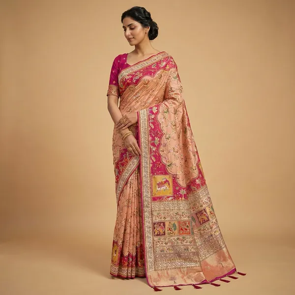Tacao_Riva_Silk_Saree_With_Unstitched_Blouse_Piece