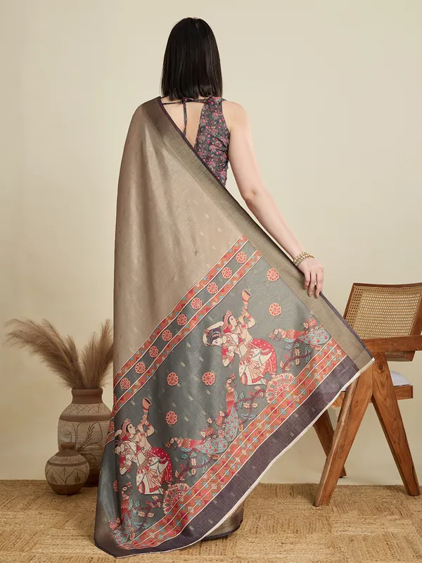 Peru_Abhilasha_Cotton_Saree_With_Unstitched_Blouse_Piece