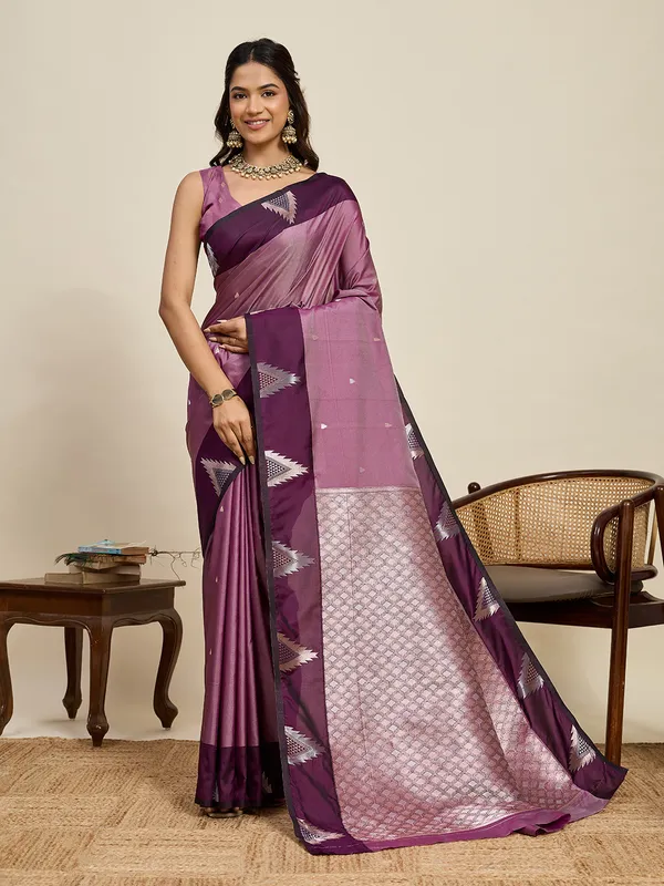 Turkish_Rose_Aamarapali_Silk_Saree_With_Unstitched_Blouse_Piece
