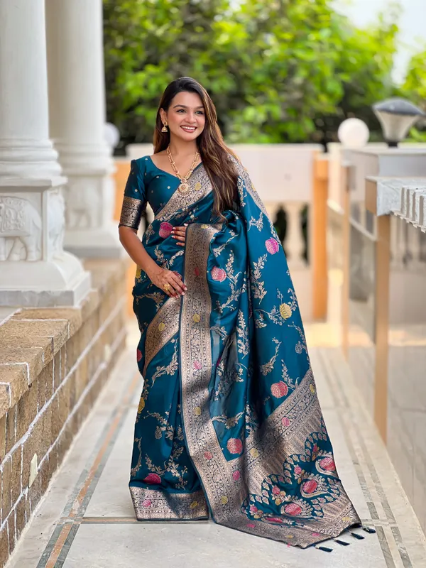 Morpeach_Banarasi_Banarasi_Silk_Saree_With_Unstitched_Blouse_Piece