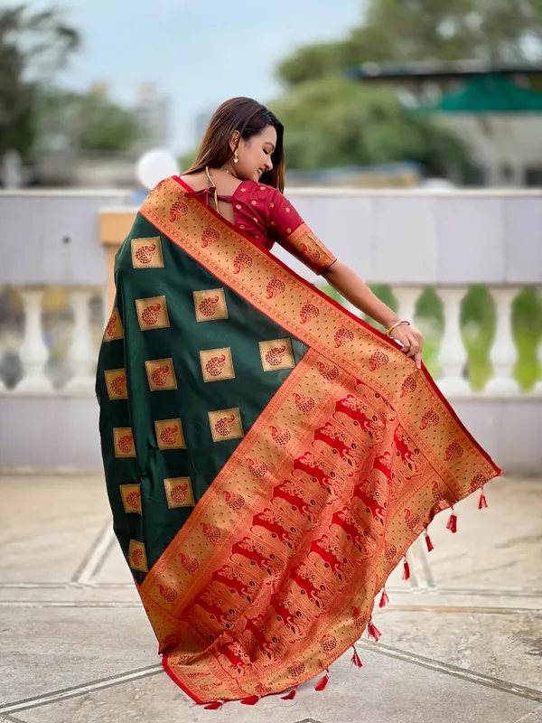 Bgreen_Apurva_Silk_Saree_With_Unstitched_Blouse_Piece