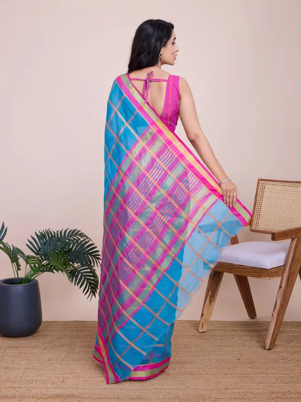 Skyblue_Anupama_Silk_Saree_With_Unstitched_Blouse_Piece