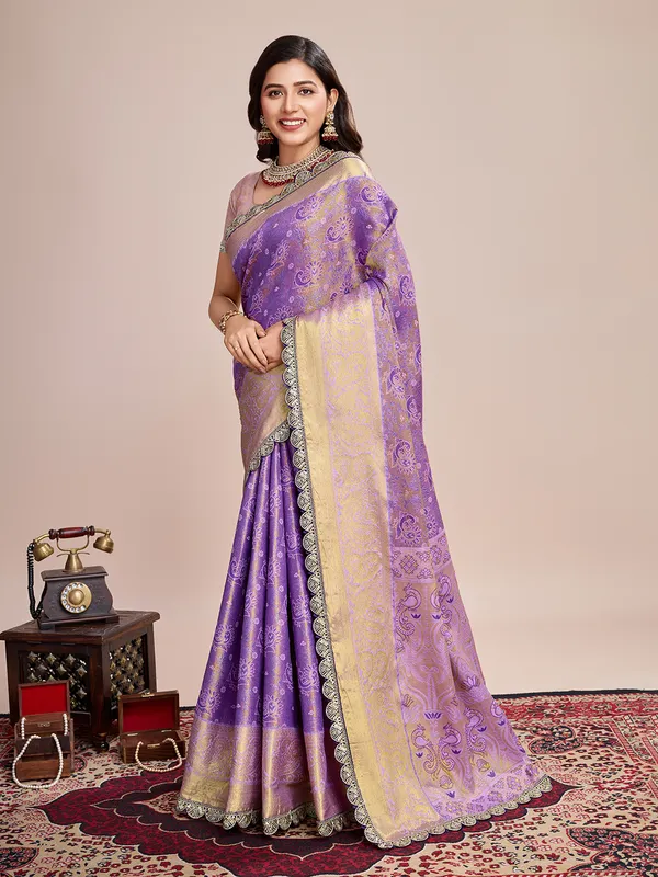 Purpleheart_Aaradhya_Silk_Saree_With_Unstitched_Blouse_Piece