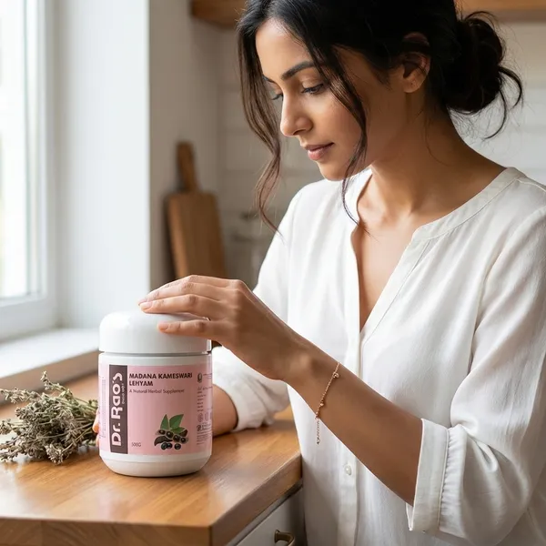 Madanakameswari_Lehyam_500_gms_-_Ayurvedic_Vitality_Tonic_for_People_Suffering_from_Low_Stamina,_Weakness_&_Reduced_Vitality
