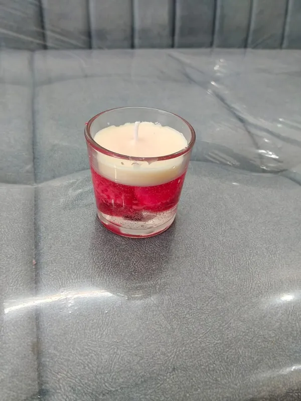 Red_Glitter_Band_Decorative_Scented_Candle_In_Glass_Jar
